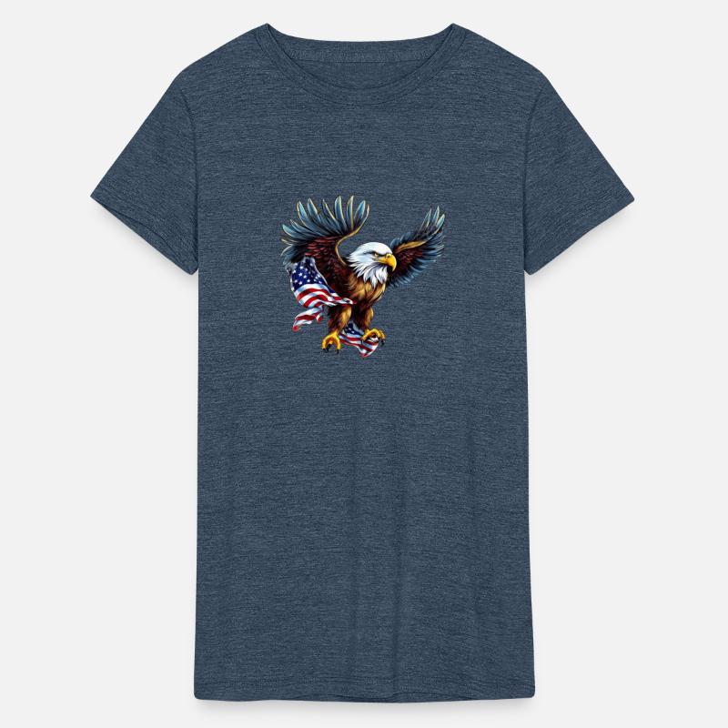 4th Of July US flag with eagle