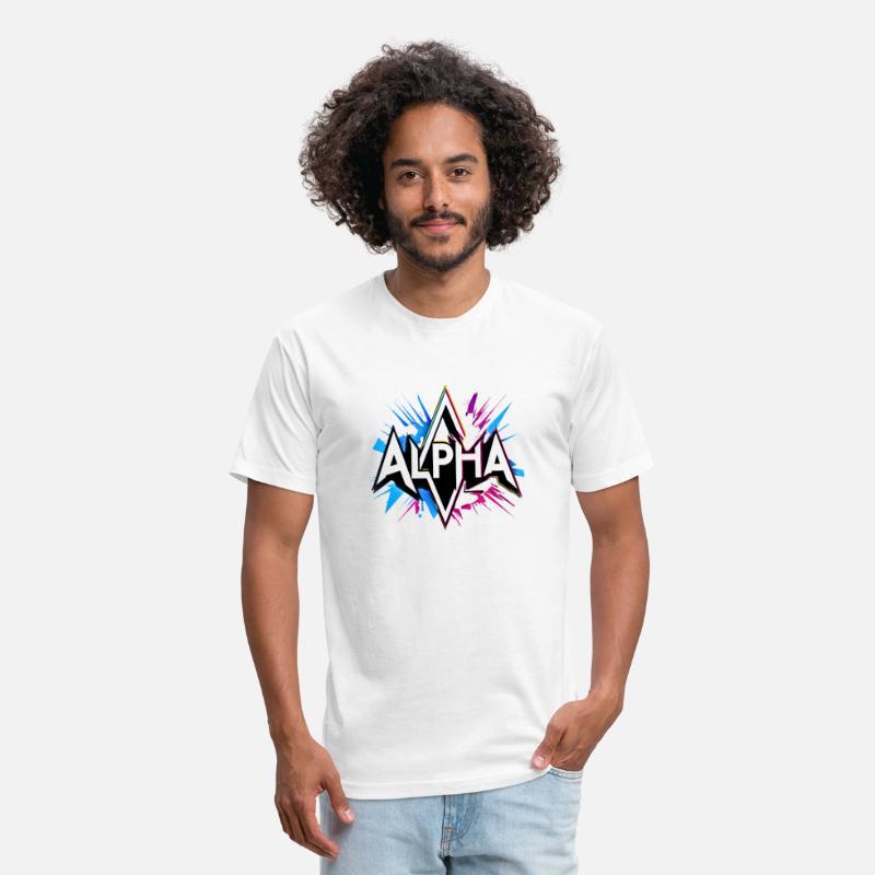 Alpha Graffiti Shirt – Power Vibe Street Art Desig