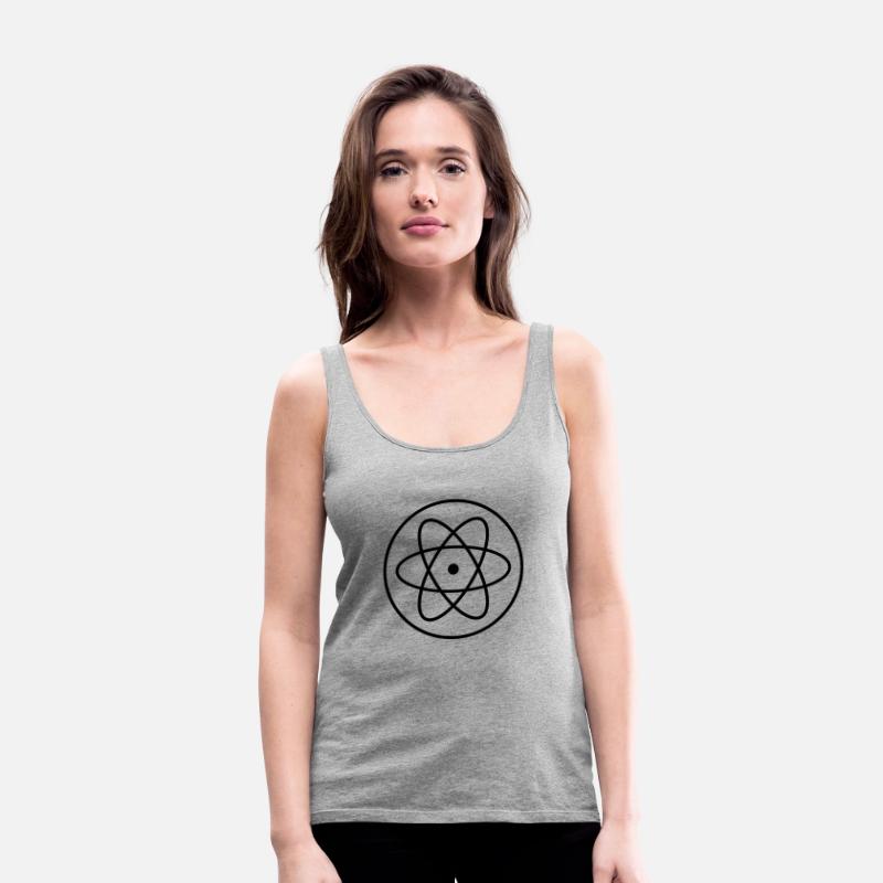 atom symbol researcher science laboratory circle l