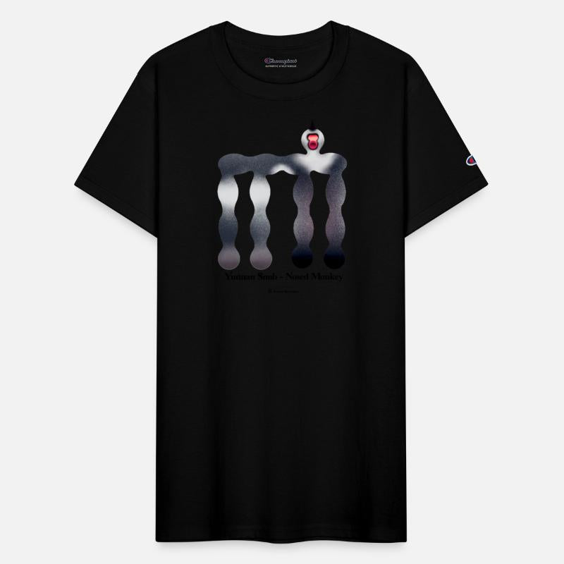 Bold monkey print "Yunnan Snub-nosed Monkey"