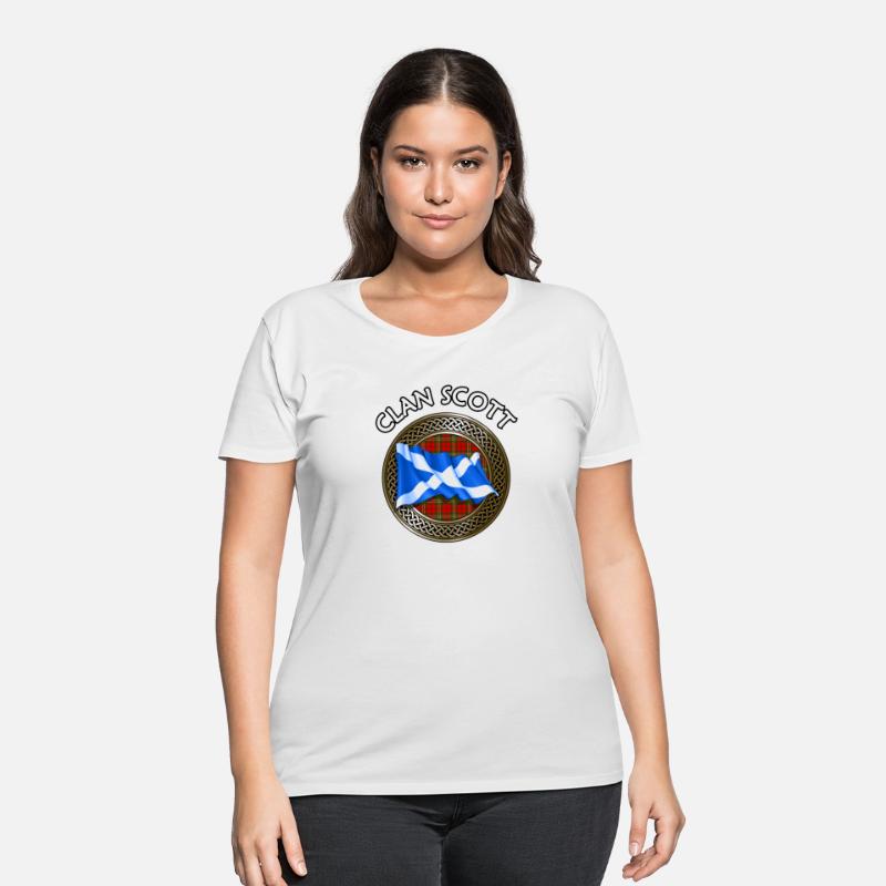 Clan Scott Tartan Knot & Flag