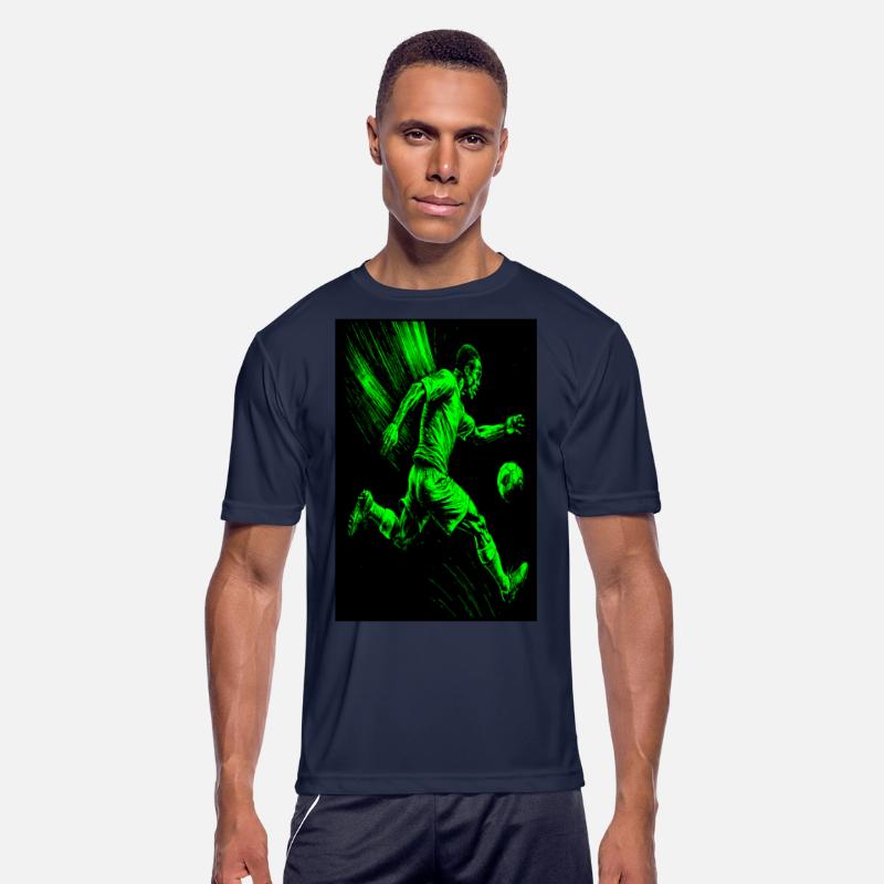 Emerald Striker,Illustration of Footballer