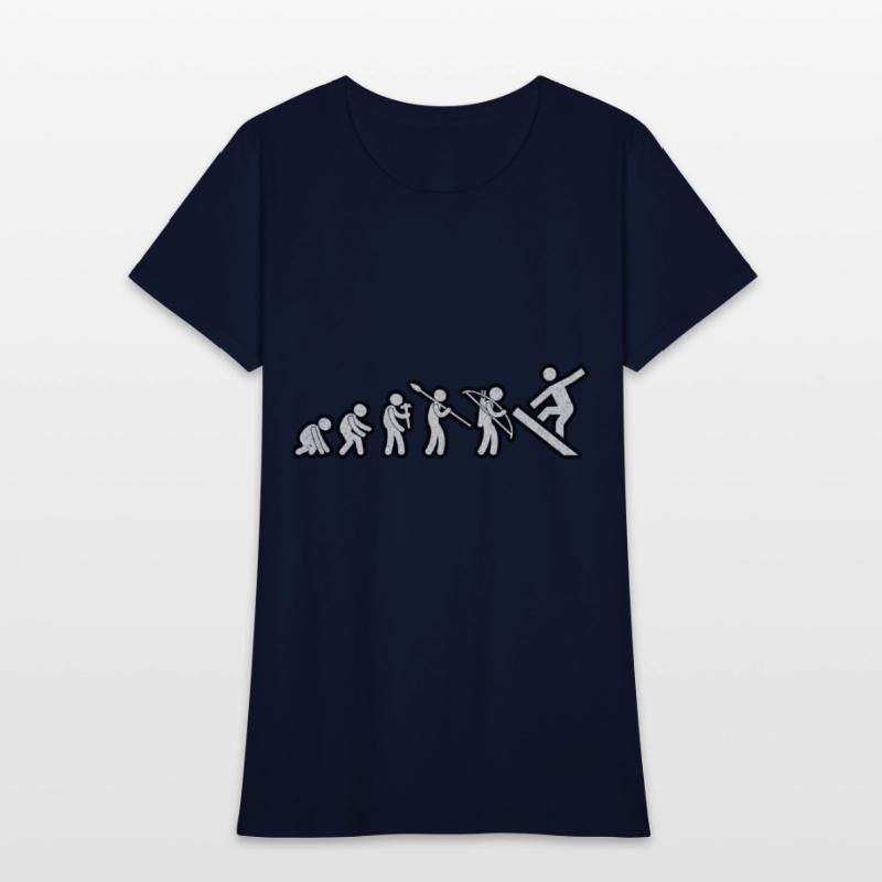 Evolution Snowboard White Grunge