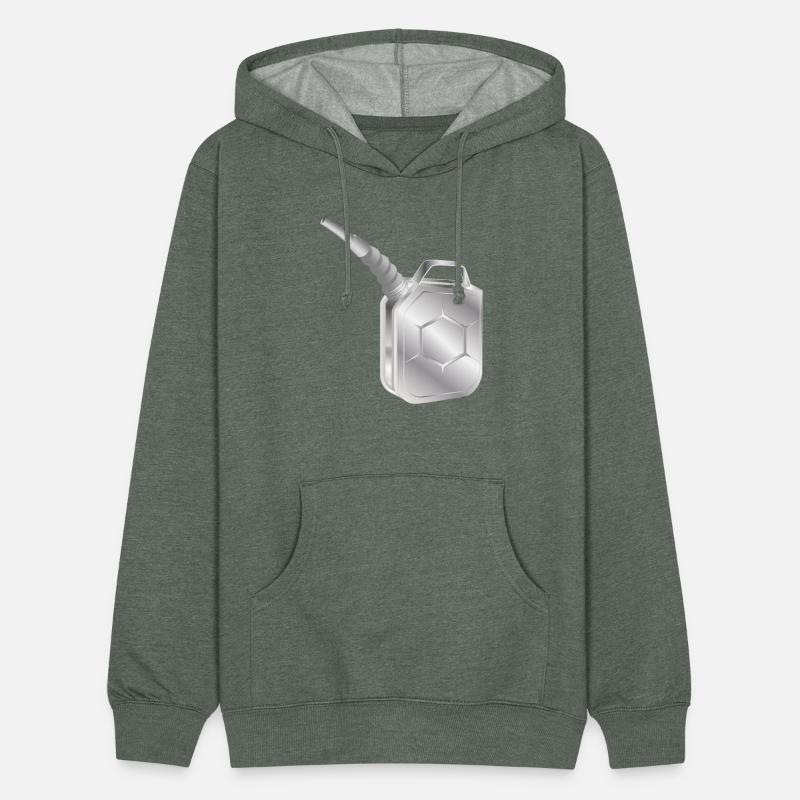 Gas Can with Filler Neck – Metallic Look