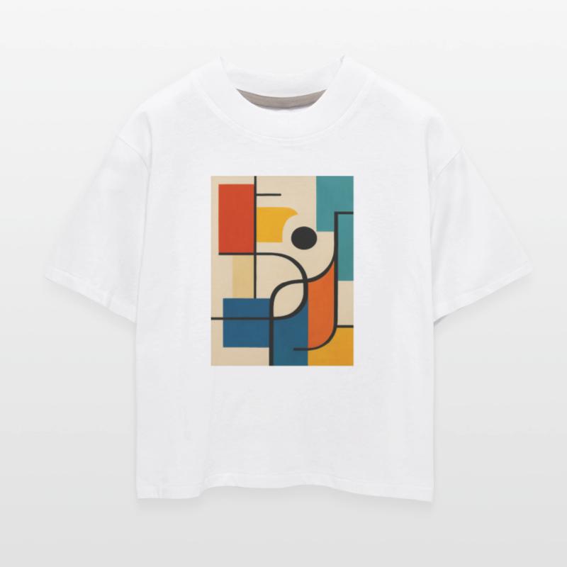 Geometric Abstract Color Composition