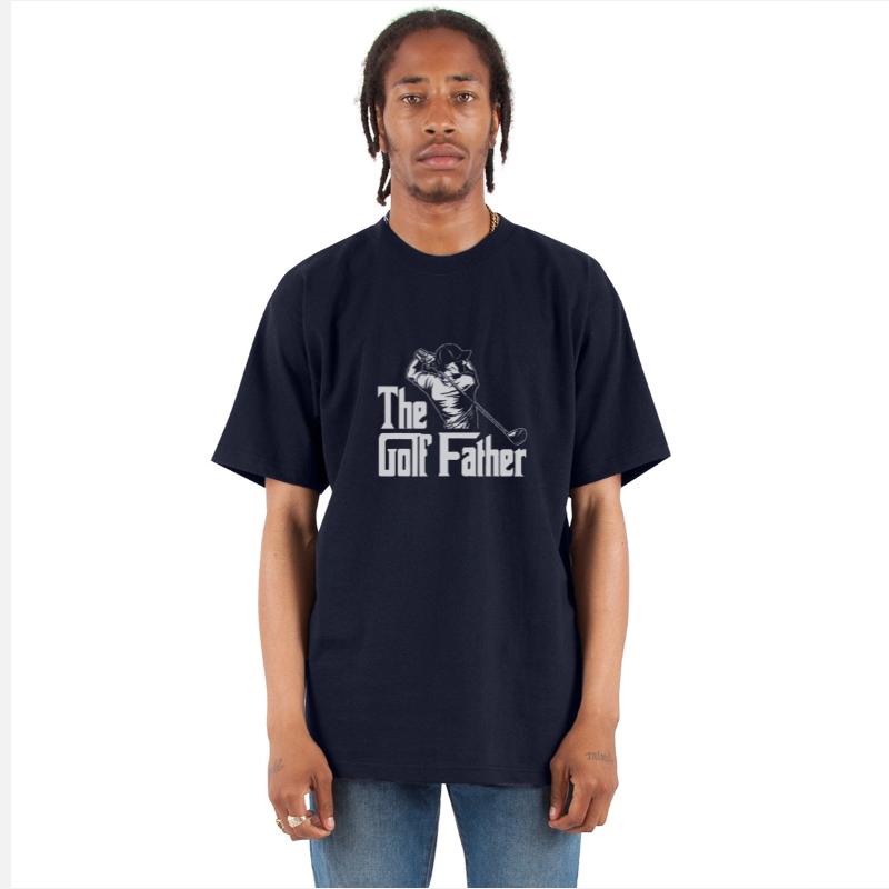 Golf Father Golfing Player Ball Course Putter