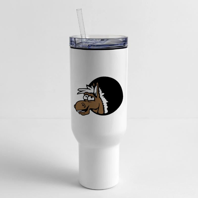 Horse Laughs Funny Hole Witty Grimace Cartoon Fun