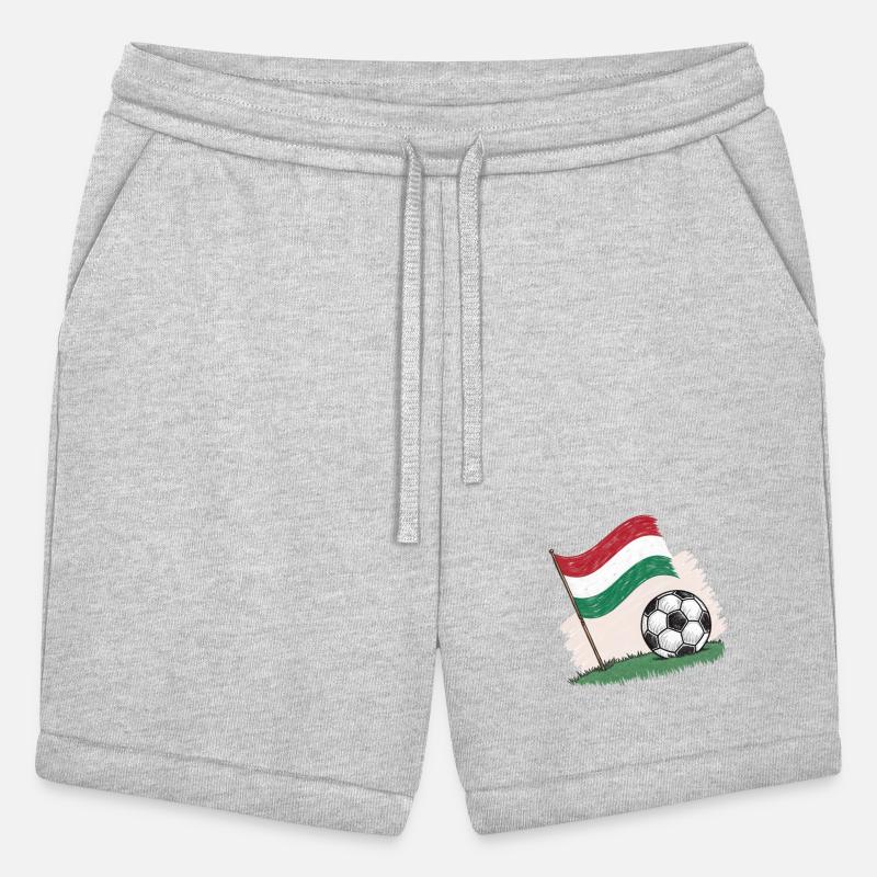 Hungary flag and crayon-style soccer ball