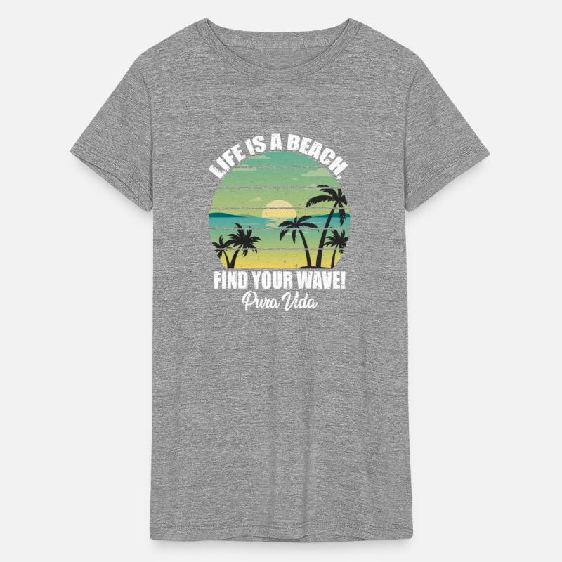 Live Beach Find Your Wave Pura Vida Latin
