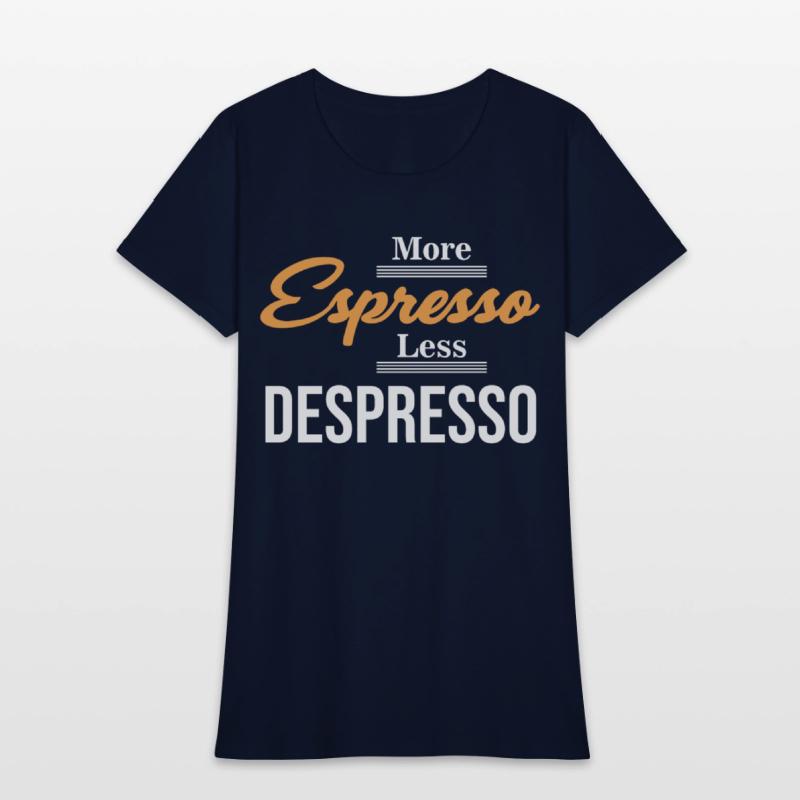More Espresso Less Depresso Barista Caffeinated
