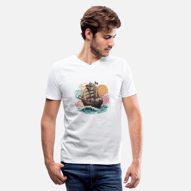 Pirate paradise T-shirt design.
