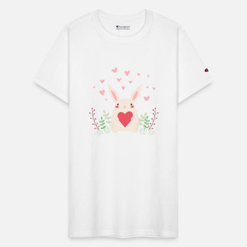 rabbit heart love valentines day