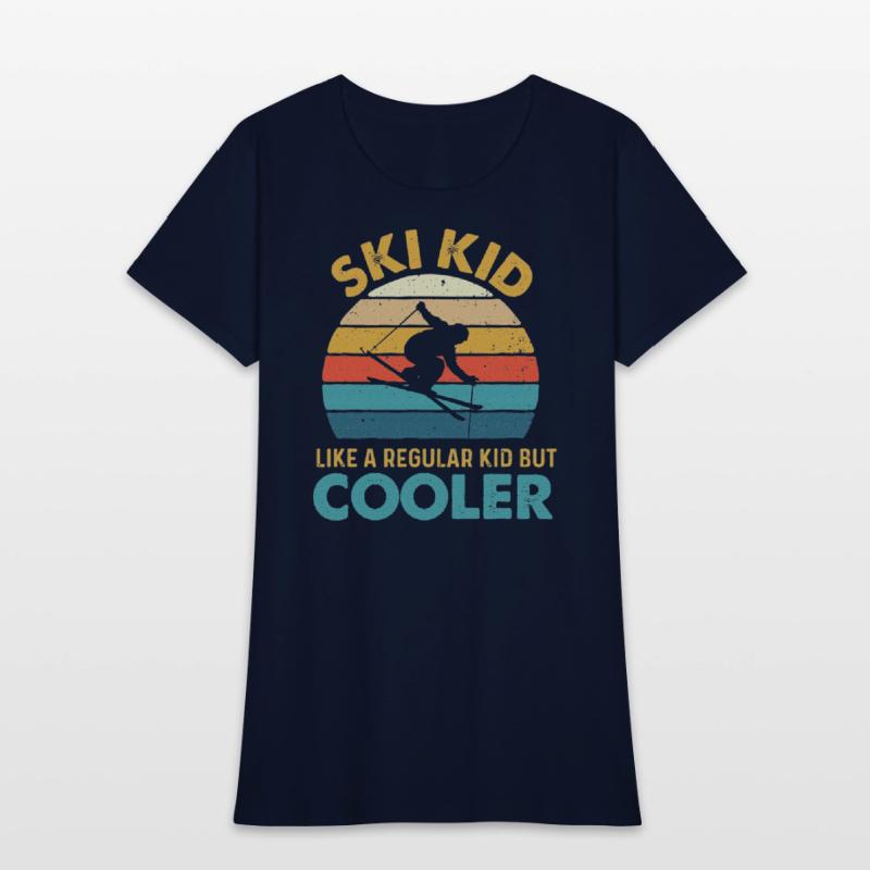 Ski Kid Like A Regular Kid But Cooler Skiing Lover