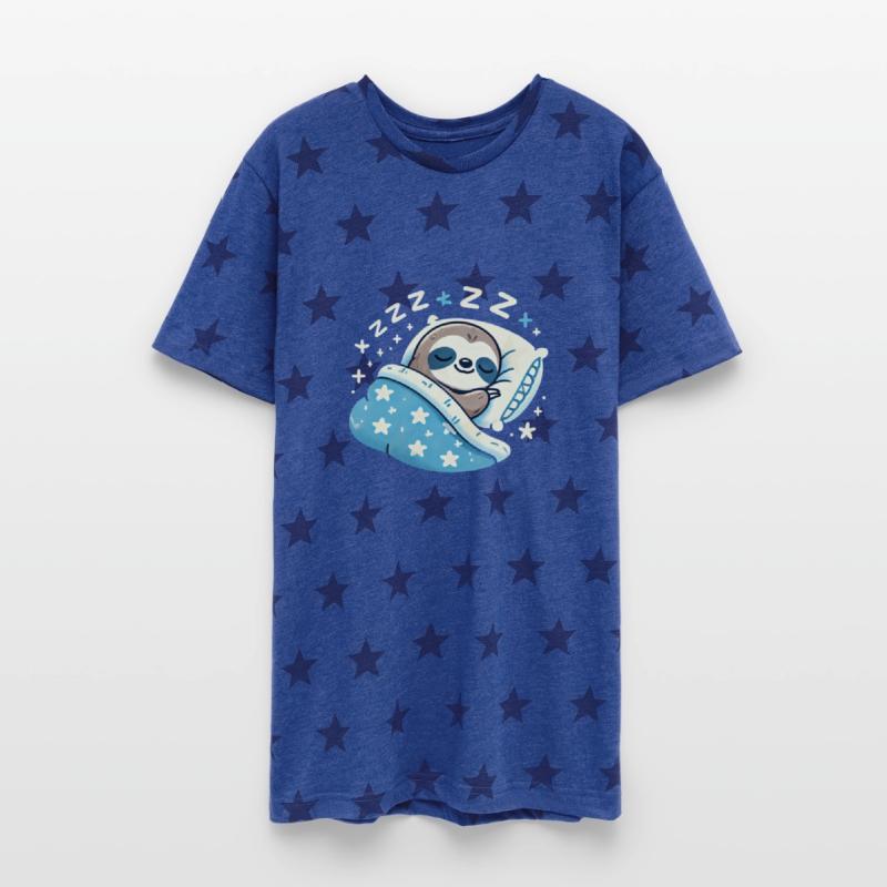 Sloth Sleeping In Bed At Night Time