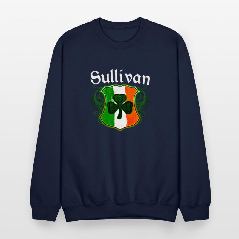 Sullivan Irish Surname Ireland Flag Shamrock