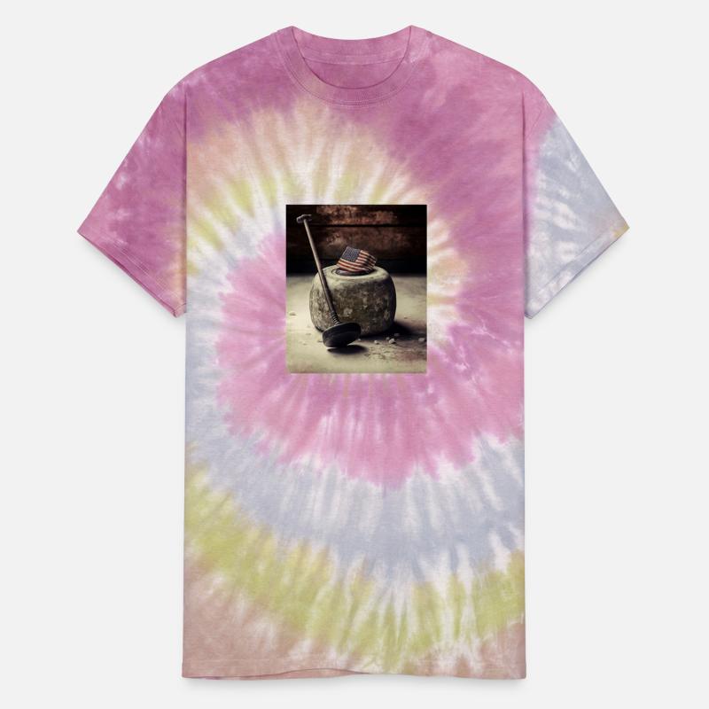 USA Curling Athlete Vintage Curling Stone