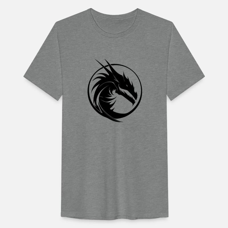 Vintage Tattoo Dragon Circle Logo Scale Dress