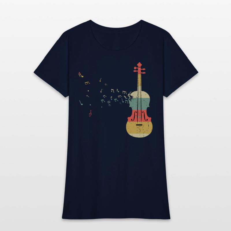 Violin Player Music Viola Lover Retro Vintage
