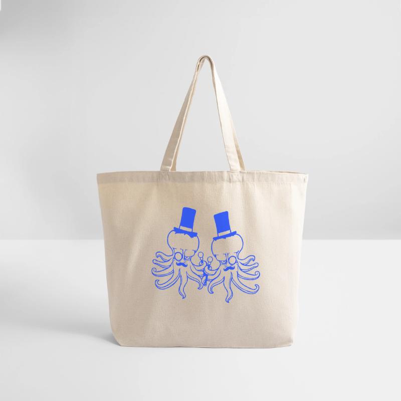 2 octopus sir hat monocle glasses two rich friends