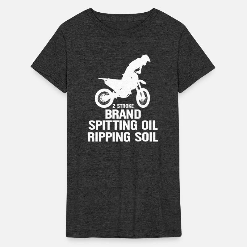 2 Stroke Brand Spitting Oil Ripping Soil