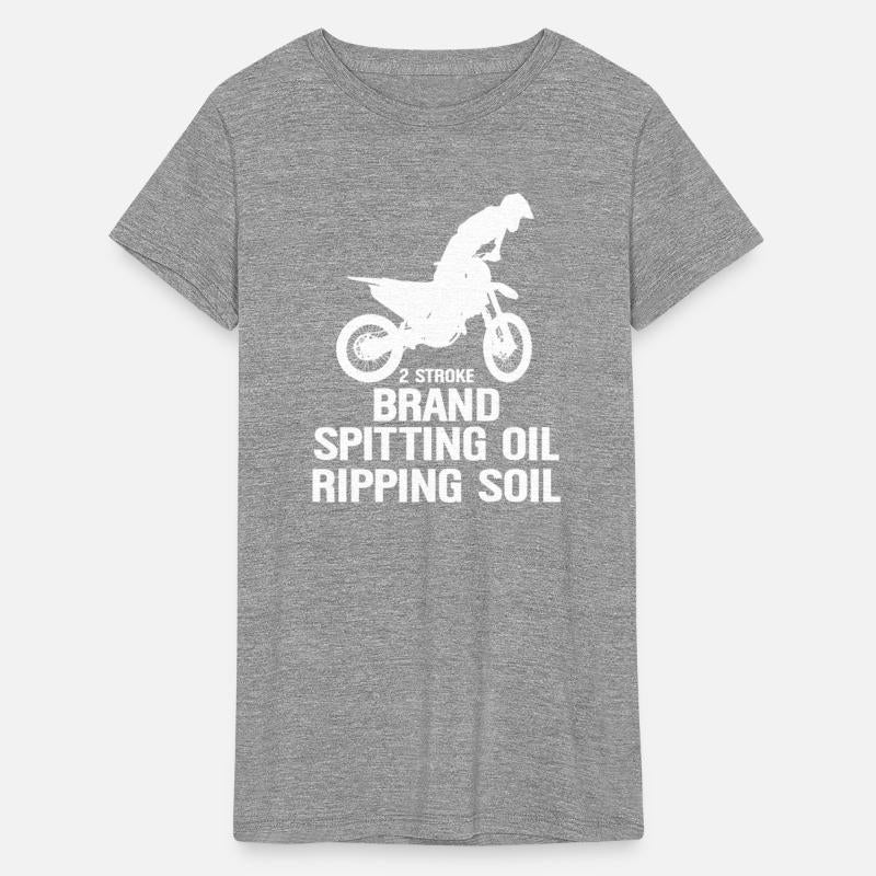 2 Stroke Brand Spitting Oil Ripping Soil