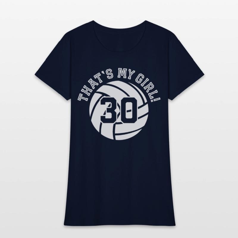 30 Volleyball Player That'S My Cheer Mom Dad Team