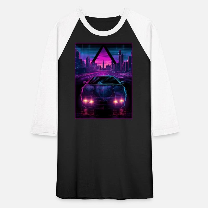 80s 90s Synthwave Car City Retro Vaporwave