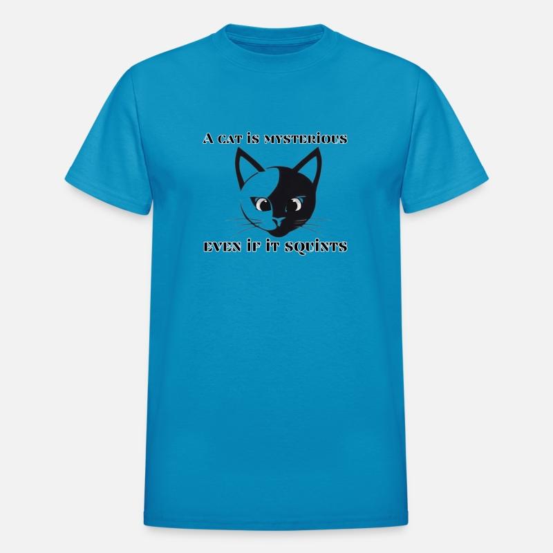 « A cat is mysterious even if it squints »