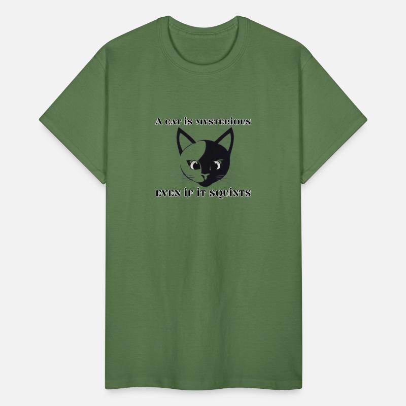 « A cat is mysterious even if it squints »