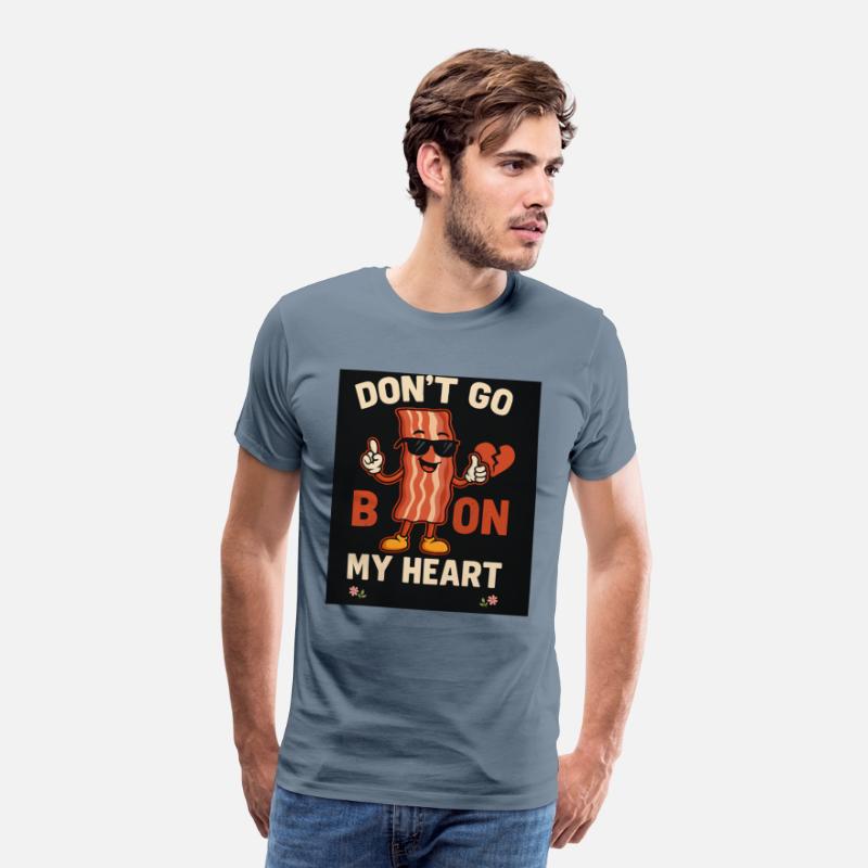 A playful pun with a bacon character.