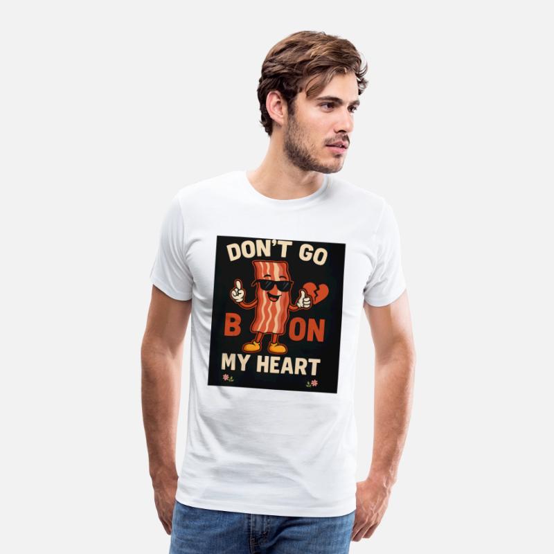 A playful pun with a bacon character.