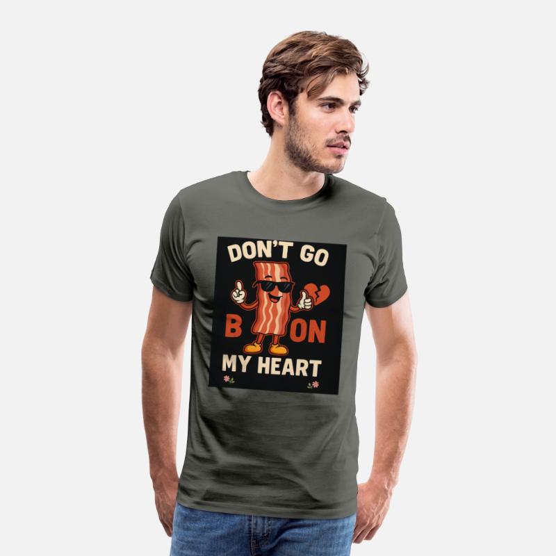 A playful pun with a bacon character.