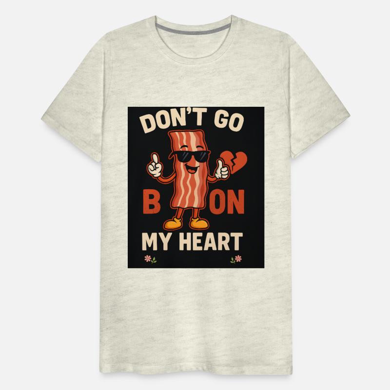 A playful pun with a bacon character.