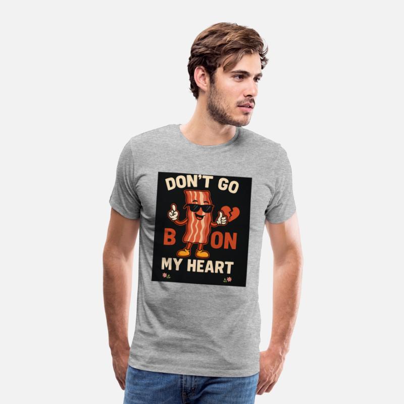 A playful pun with a bacon character.