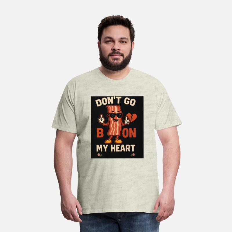 A playful pun with a bacon character.