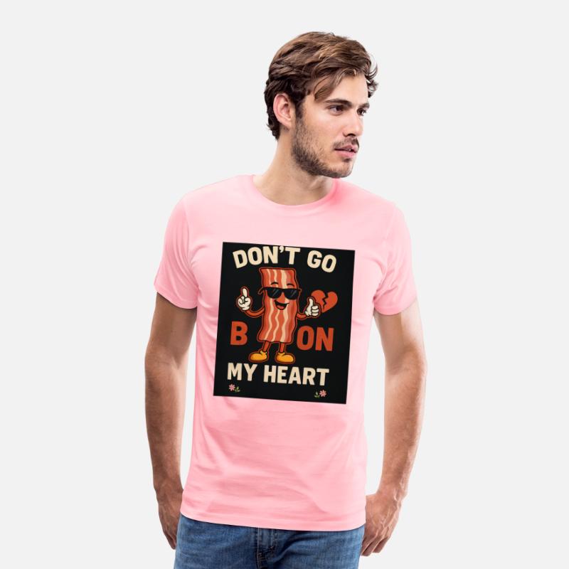 A playful pun with a bacon character.