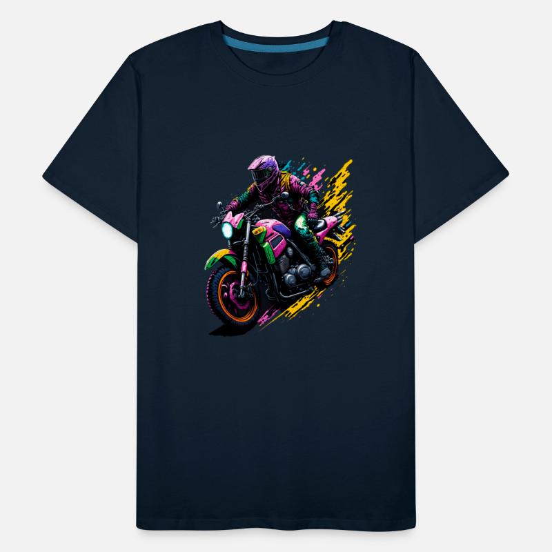 Abstract Motorcyclist