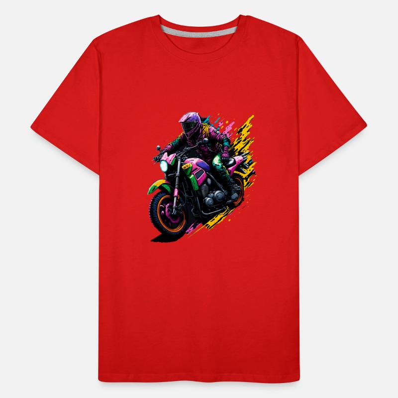 Abstract Motorcyclist