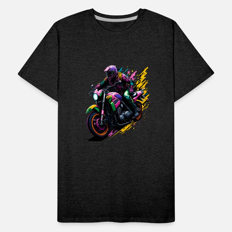 Abstract Motorcyclist