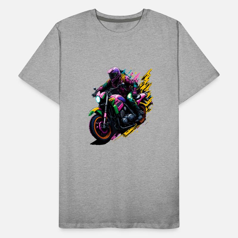 Abstract Motorcyclist