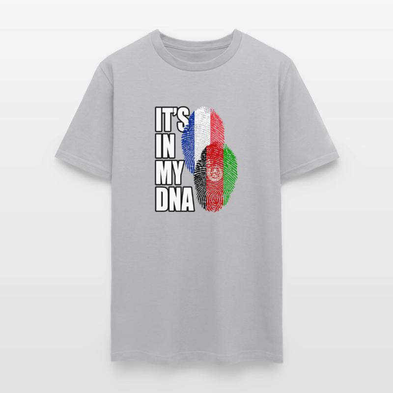 Afghan And French Mix Heritage DNA Flag