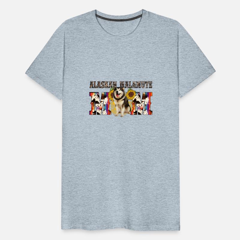 Alaskan Malamute Mom Western Sunflower Mothers Day