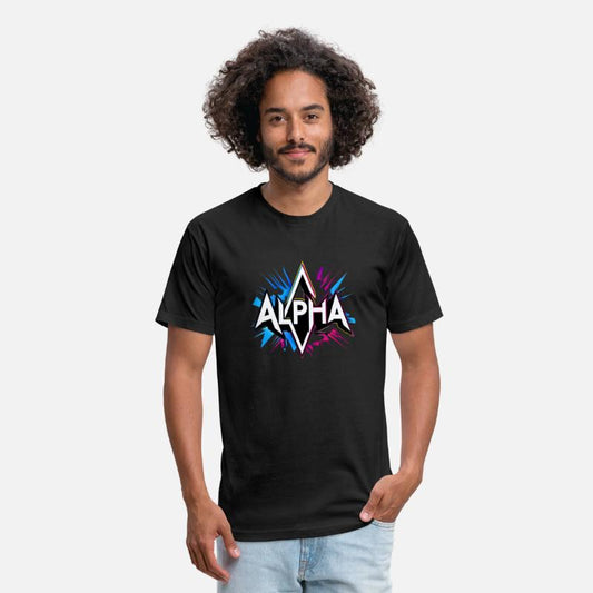 Alpha Graffiti Shirt – Power Vibe Street Art Desig