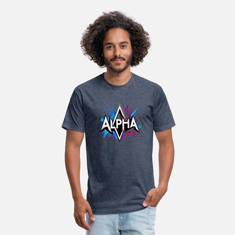 Alpha Graffiti Shirt – Power Vibe Street Art Desig