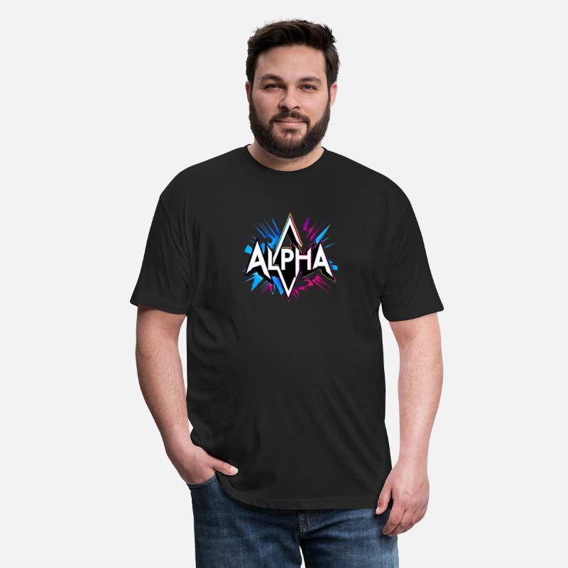 Alpha Graffiti Shirt – Power Vibe Street Art Desig
