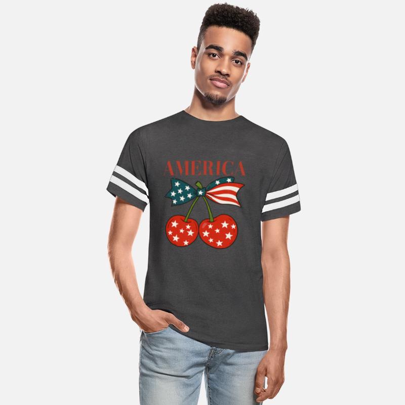 America Cherries Coquette Bow Funny Cherry