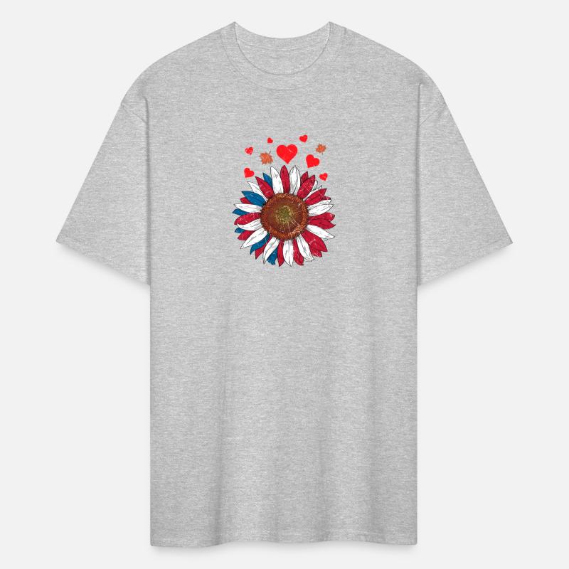 American Canadian sunflower gifts and shirts
