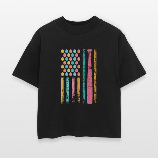 American Sports Flag Easter Egg Decor Baseball Bat