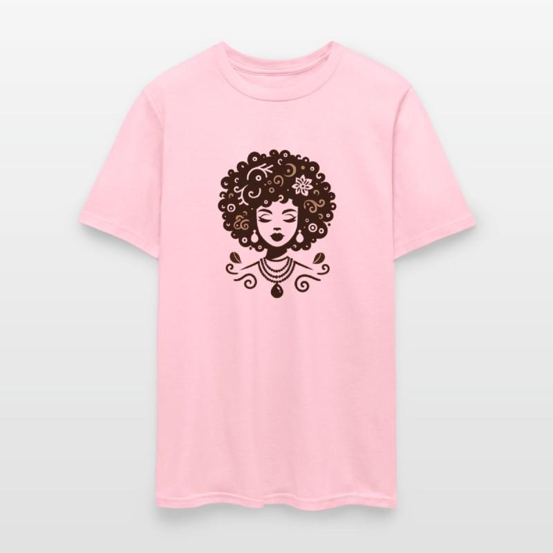 an African girl shining in harmony natural