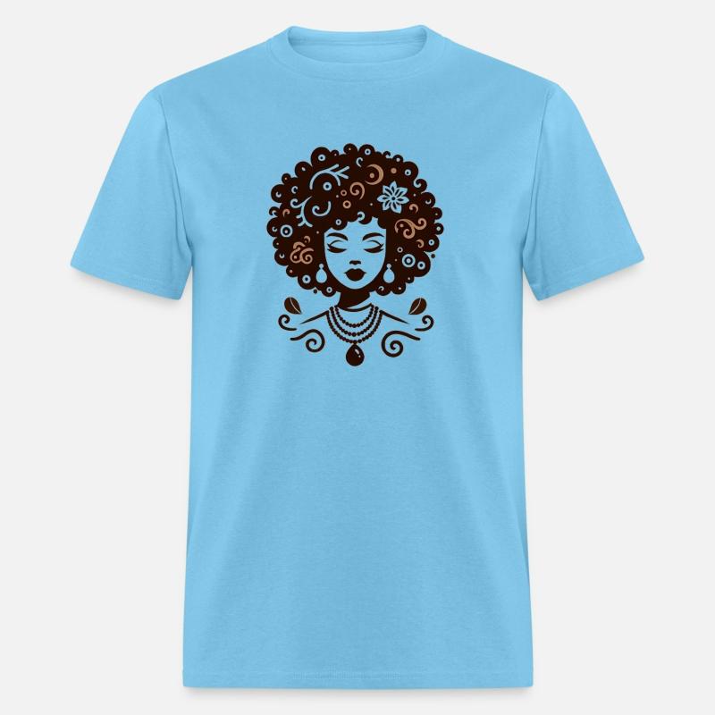 an African girl shining in harmony natural